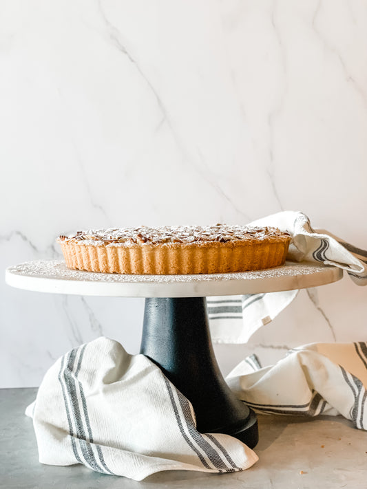 Tarta de manzana con cheesecake