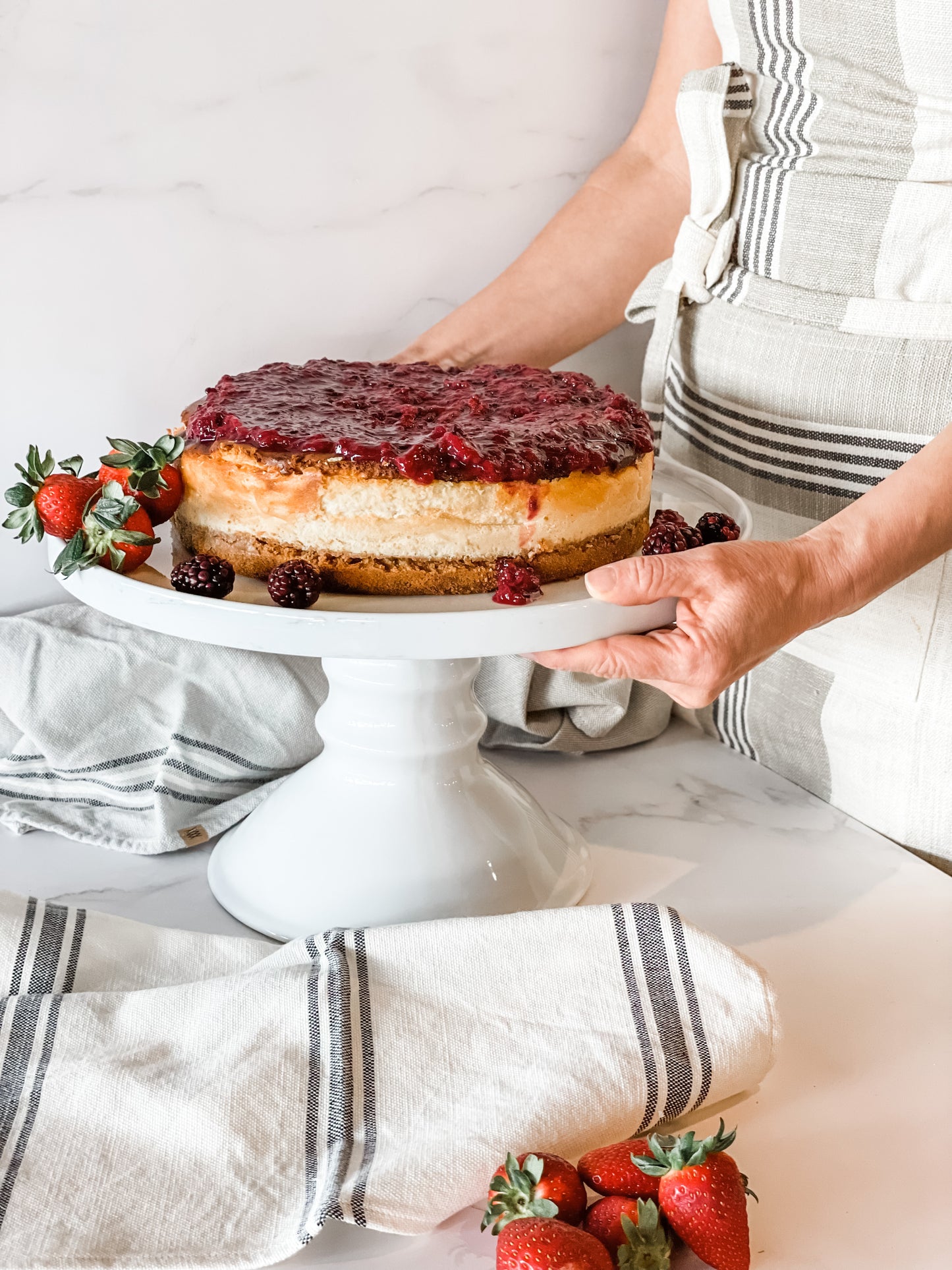 Cheesecake de frutos rojos