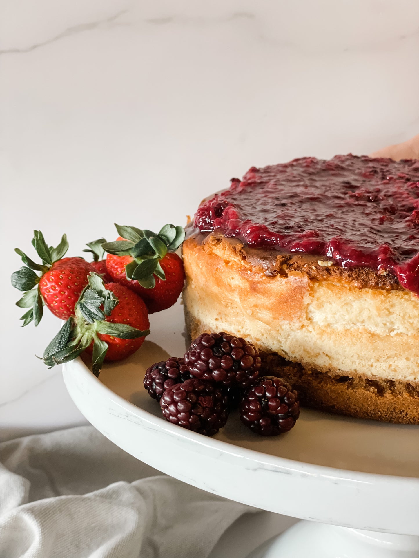 Cheesecake de frutos rojos