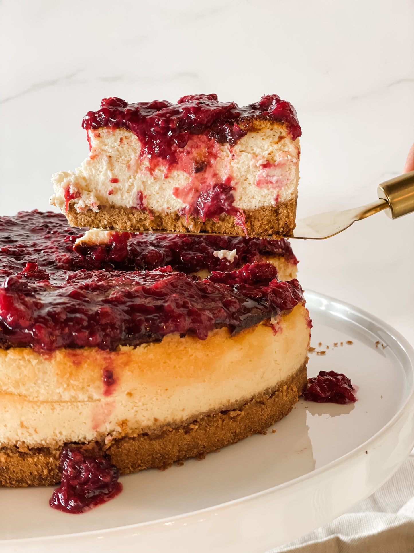 Cheesecake de frutos rojos