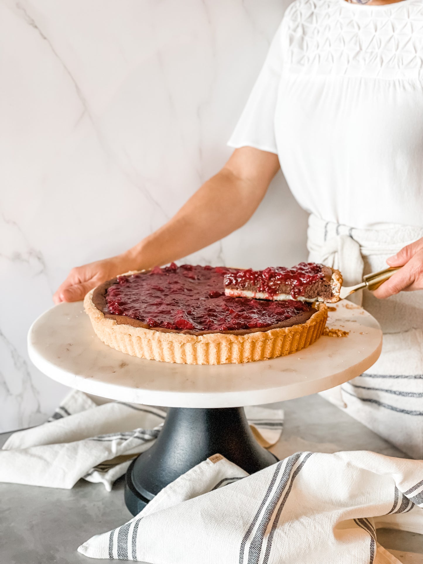 Trufa de chocolate con frutos rojos