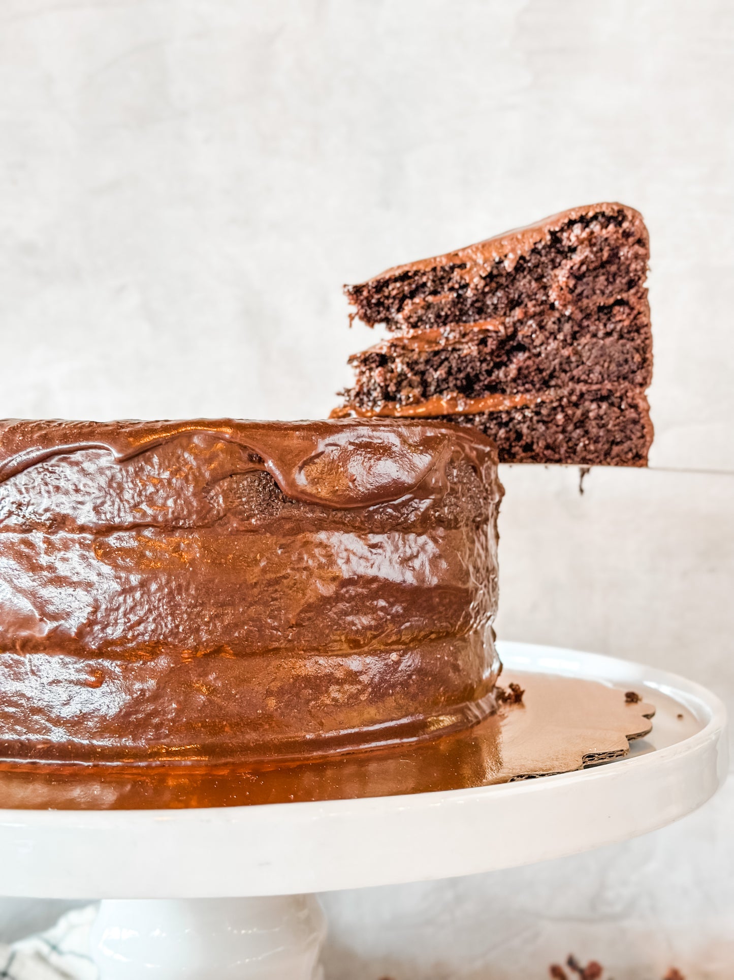 Pastel de chocolate sin gluten