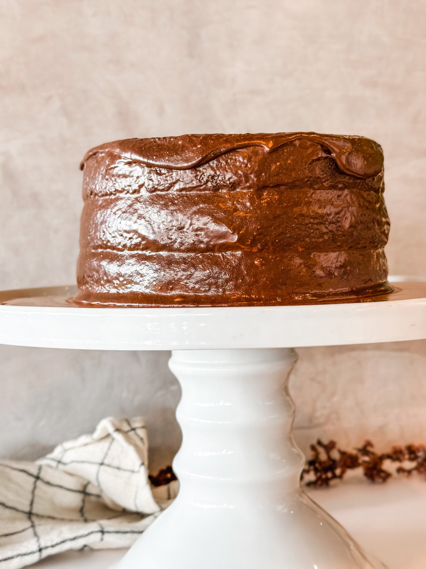 Pastel de chocolate sin gluten