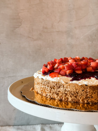 Mostachón con Mermelada de Frutos Rojos